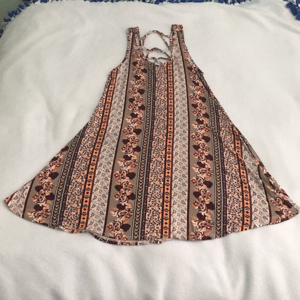 Vanity patterned dress